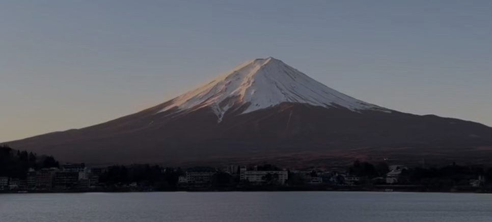 富士山のふもとの風景